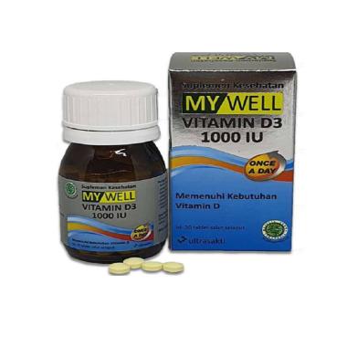 My Well Vitamin D3 1000 IU [20 tablet]