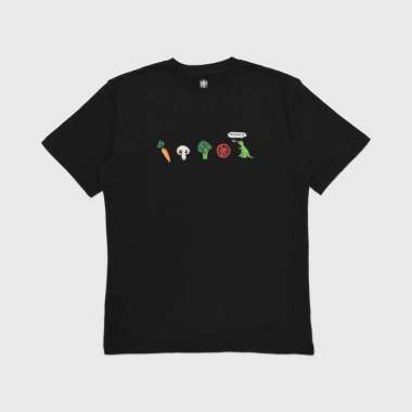 Roughneck T516 Black Veggie Dino Tshirt Black L