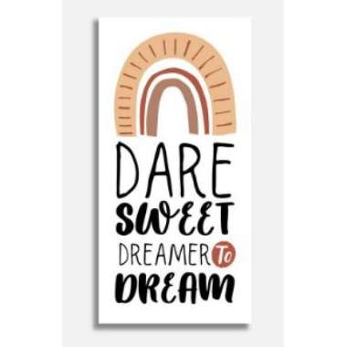 Hiasan Dinding Quote Pajangan Dinding Dekorasi kamar Tidur Wall Decor GSMBSR-02