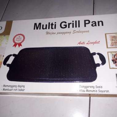 multi grill pan persegi panjang 100 % ORIGINAL Multicolor