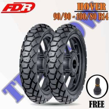 Paket Ban Motor Matic // FDR HOVER 90/90 - 100/80 Ring 14 Tubeless