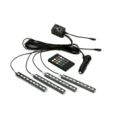 Custom Lampu LED Kolong RGB Dengan Remote Mobil - Sensor Musik -
