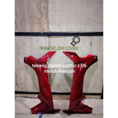 legshield dalam / tebeng dalam jupiter z 2006 merah maroon merk win