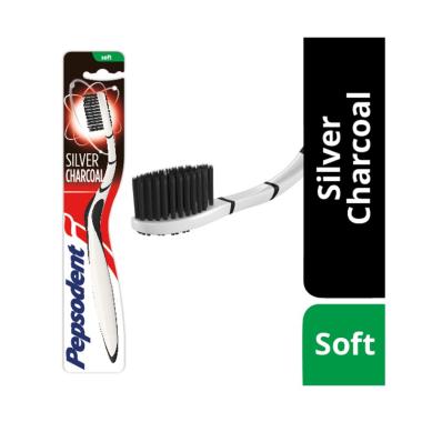 Surabaya - Pepsodent Sikat Gigi Anti Bakteri Silver Charcoal -