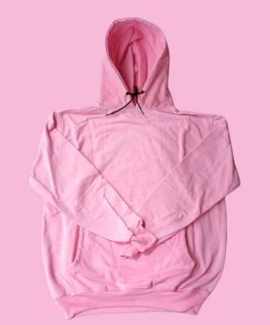 hoodie polos, hoodie kekinian pria,Hoodie polos pria dan wanita hoodie hitam M