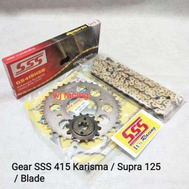 Gear Set SSS Kharisma Supra Fit New Supra X 125 Revo Blade 415 HSB 14 38