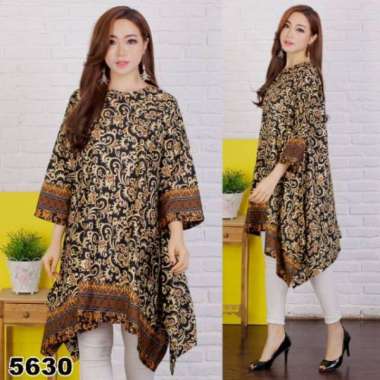 Baju BLOUSE Batik 5630 LD 120cm Jumbo Big Size Atasan Wanita cewek ibu hamil XXL XXXL Katun OVERSIZE