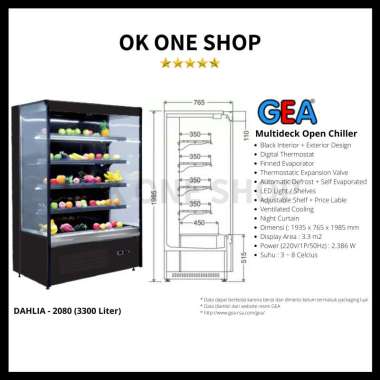 GEA Multideck Open Chiller Dahlia-2080 / Dahlia 2080