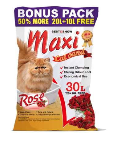 Maxi Cat Sand Rose 30Lt