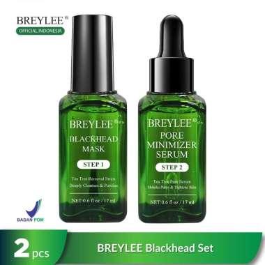 BREYLEE Blackhead Set - Serum Ampuh Menghilangkan Komedo Diwajah / Pembersih Pengangkat Komedo Putih