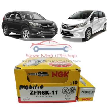 Busi Mobil NGK ZFR6K-11 - HONDA CRV 2.0 (2007-2014) K20A - CRV 2.4 (2007-2014) K24Z - FREED VTEC 1.5