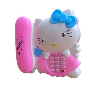Mainan telepon hello kitty - mainan balita