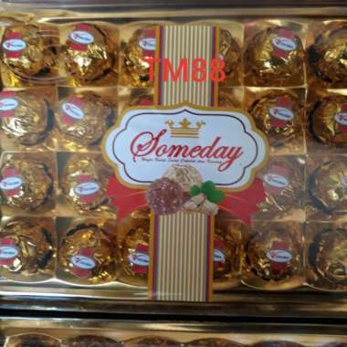 Coklat bulat coklat merk someday bulat. kado gift ultah (isi 24)