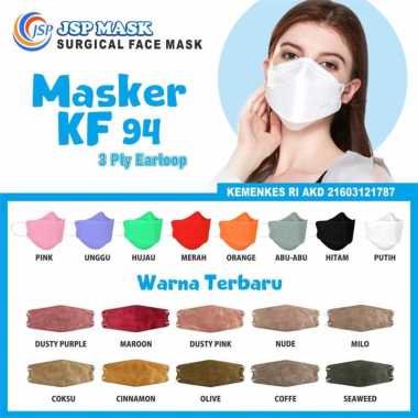 MASKER KF JSP ISI 25 PCS/FREE KONEKTOR HIJAU
