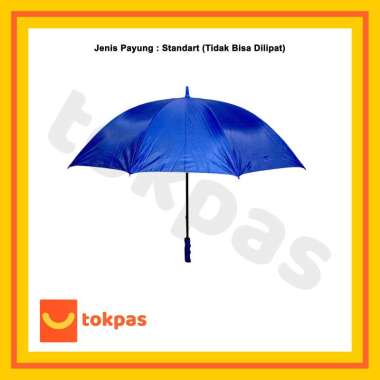 Payung Golf Jumbo Polos Tanpa Sarung Payung Standard Biru