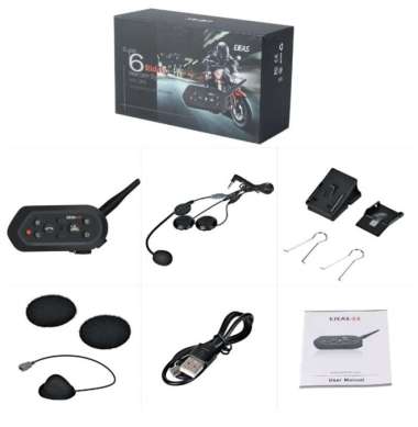 Ejeas V6 Pro Bluetooth Rider Intercom 