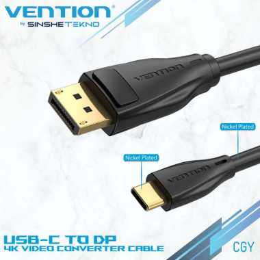 VENTION Kabel USB Type C to DP Display Port 2 Meter