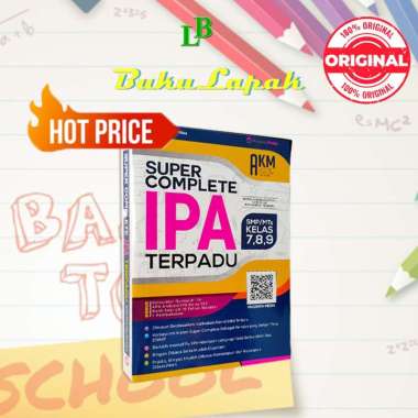 BUKU AKM SMP SUPER COMPLETE IPA TERPADU SMP KELAS 7, 8, 9