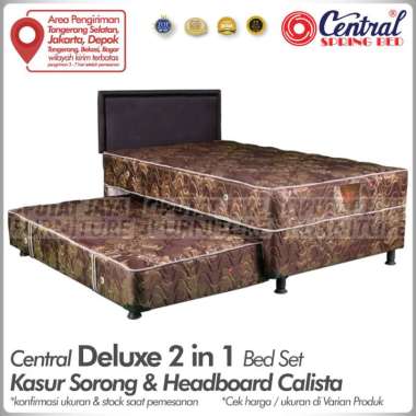 Spring Bed Central Deluxe 2 in 1 Headboard Calista - Sorong Central 120 x 200