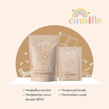 CAMILLE BEAUTY MASKER WAJAH CAMILE BEAUTE MASK PINKROULETTE DAISY ORGANIC OHMYSKIN HEYGURL NATUREKA 