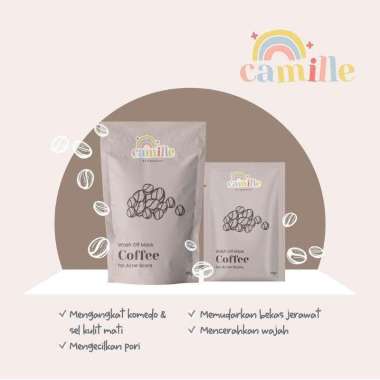 CAMILLE BEAUTY MASKER WAJAH CAMILE BEAUTE MASK PINKROULETTE DAISY ORGANIC OHMYSKIN HEYGURL NATUREKA 