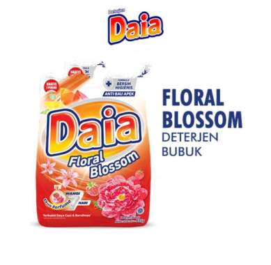 Promo Harga Daia Deterjen Bubuk Floral Blossom 1700 gr - Blibli