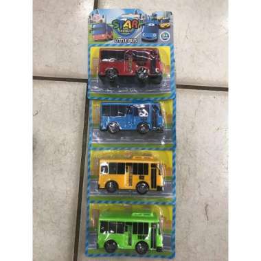 Little Bus Tayo 4 Pcs Bisa Buka Pintu