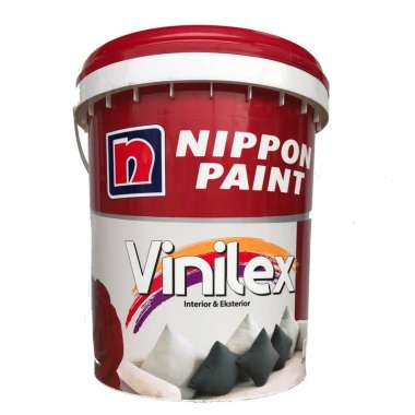 Cat Tembok Interior dan Eksterior Vinilex 5000 Nippon Paint 25kg Plus Paking Kayu Putih 300