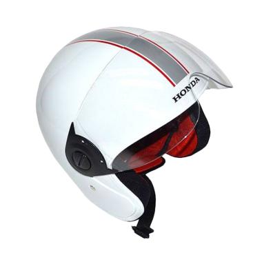 Honda Scoopy Retro Helm Half Face L White