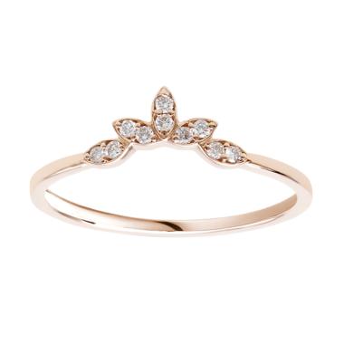 Jual Tiaria Flower And Twig Ring Cincin Tunangan Emas Berlian 0 05 Carat Online Januari 2021 Blibli
