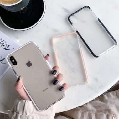 Anti Kuning!!! Antiknock Colour Case Samsung A32 A52 A72 A52s A22 4G A22 5G Samsung A22 5G SOFTBLUE