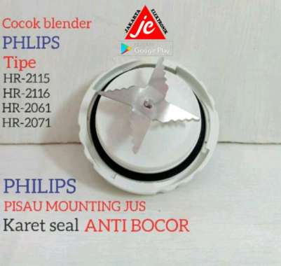 MOUNTING GELAS BLENDER PHILIPS HR2115 HR2116 HR2061 HR2071