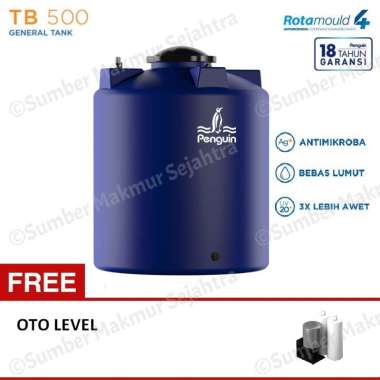 Tangki Air / Toren / Tandon Penguin 5100 Liter - TB 500 Biru Tua
