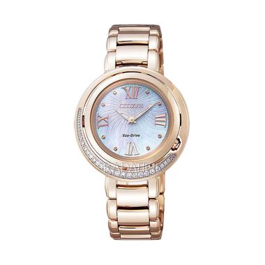 Citizen CT EX1122-58D New Eco Drive Jam Tangan Wanita Rose Gold