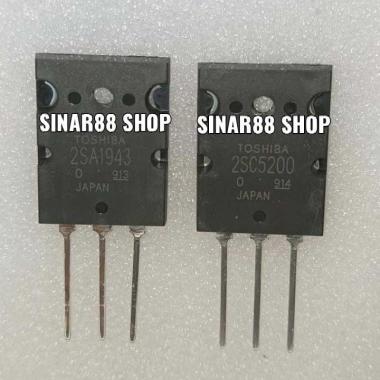 TR TRANSISTOR ASLI ORIGINAL TOSHIBA FINAL 2SA1943 2SC5200 1943 5200 2SA 2SC