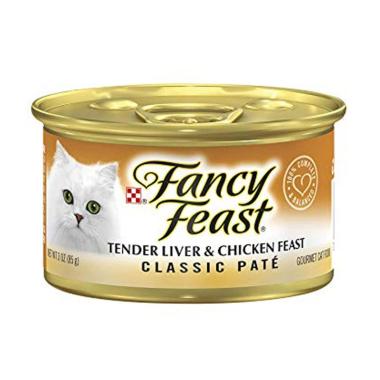 Jual Fancy Feast Classic Savory Salmon Feast Makanan Kucing 85 G