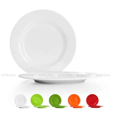 Piring Makan Melamin 10 Inch - Piring Ceper - Piring Saji, Piring Datar Melamine Golden Dragon P0210