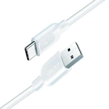 Kabel Data Type C V-GeN VG-T1 Fast Charging QC3 3A Type-C VGEN 1 Meter VGEN Putih