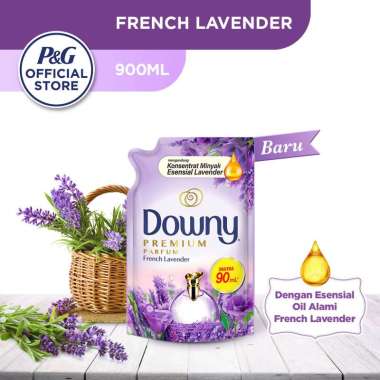 Downy French Lavender Softener Pewangi dan Pelembut Pakaian Konsentrat [900 mL]