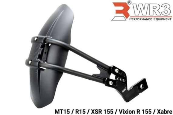 Mudguard Yamaha Vixion R 155 R15 Xabre MT15 XSR 155 WR3 Black