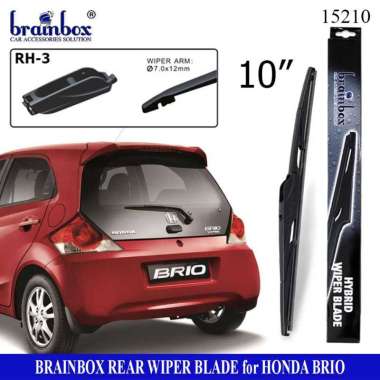 HIGH QUALITY Rear Wiper Blade Brio Wiper Belakang Kaca Mobil Karet Pembersih Kaca Mobil Wiper Kaca M