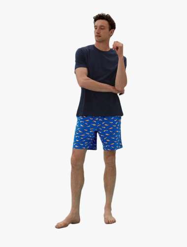 2 Pack Pure Cotton Pyjama Shorts di 