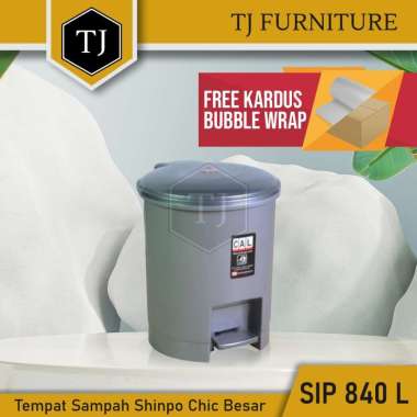 Shinpo Tempat Sampah Chic Large / Bak Sampah / Dustbin / Keranjang Sampah Besar - SIP 840 L