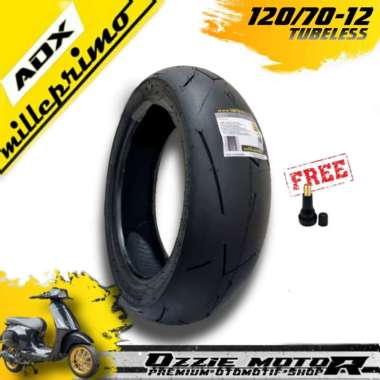 Ban ADX Milleprimo 120/70-12 Tubeless Ban racing vespa matic ring 12