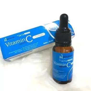 SERUM HANASUI VIT C + COLLAGEN BIRU ORIGINAL