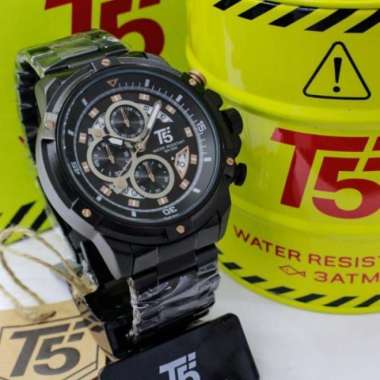 Jam Tangan Fashion Jam Tangan Pria T5 H3804 original bergaransi free tin box Blue rose