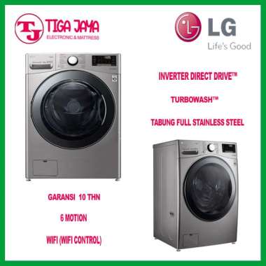 LG F2720SVRV 20 Kg MESIN CUCI 20 Kg F2720SVRV F2720 FRONT LOADING LG Mesin Cuci