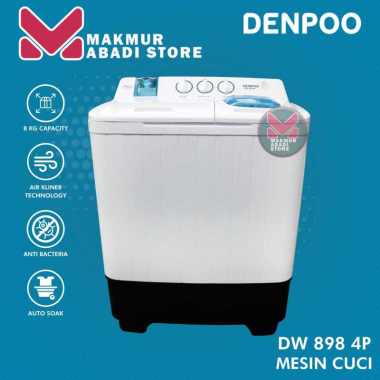 Mesin Cuci 2 TABUNG 8 KG Denpoo DW 898 4PULSATOR