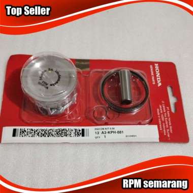 Piston kit seher Ring pen Honda karisma Kirana Supra X 125 lama Batman size 0.50 Original - Mph00056