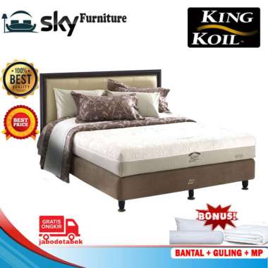 1 Set Kasur KING KOIL Springbed ( Marques ) Full Latex New Edition 180 x 200